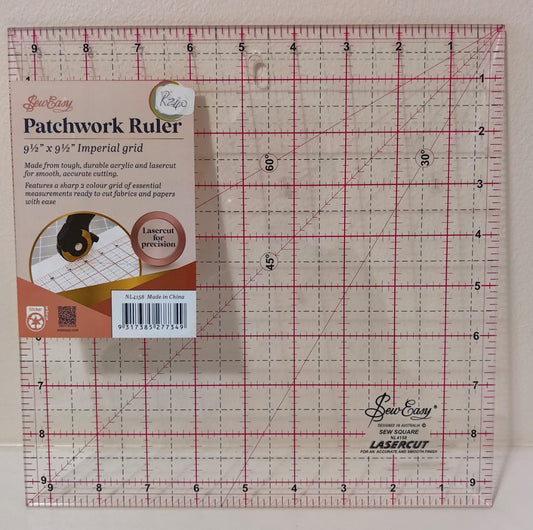 Sew Easy Ruler 9.5 x 9.5